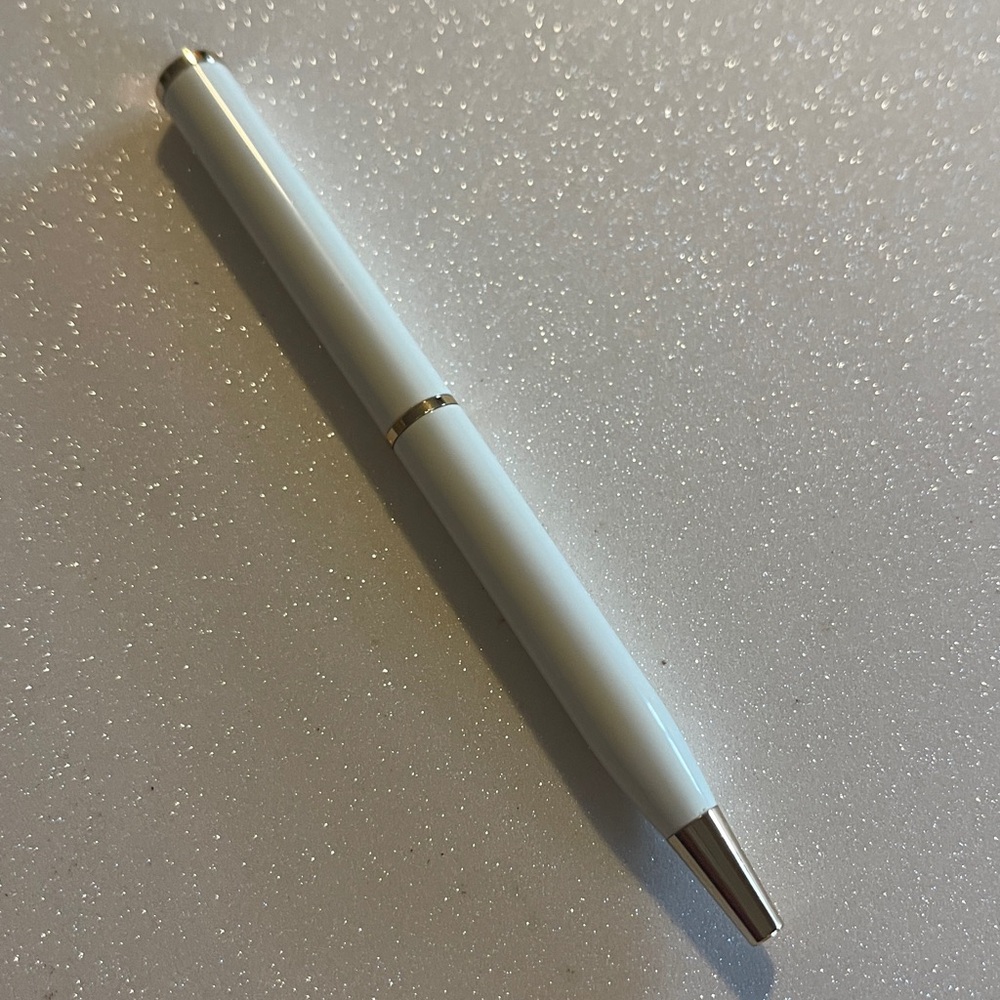 Coach White and Gold Ballpoint Pen
